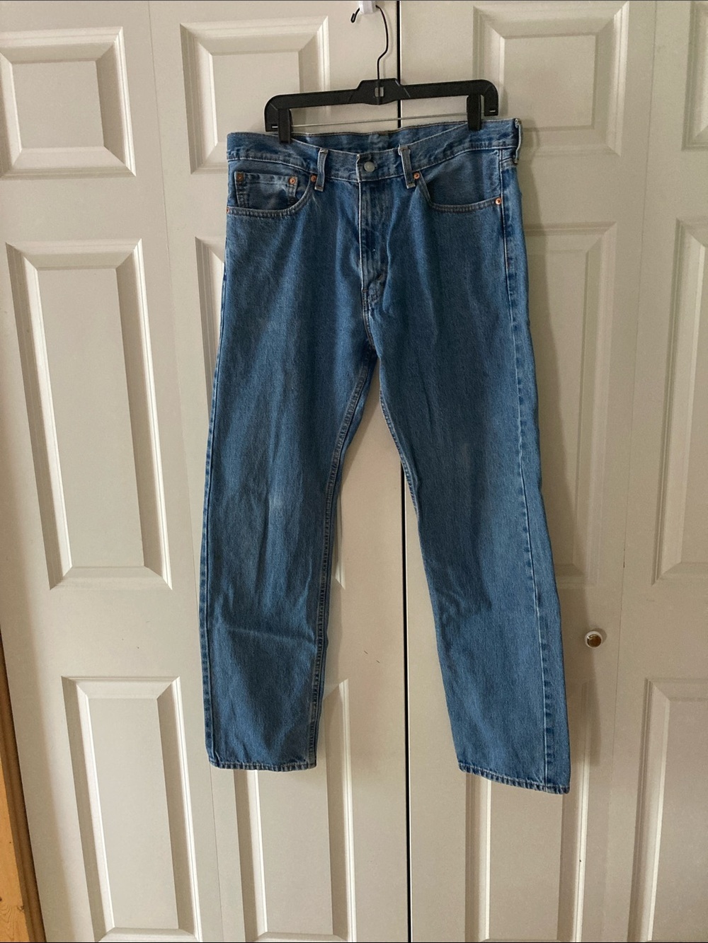 Levi’s 505 36/34 mens jeans five pocket casual classic reg. fit straight leg